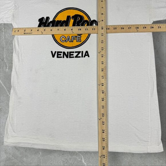 Vintage Hard Rock Cafe Venezia Venice Italy White Tee Shirt - XL - Picture 6 of 8
